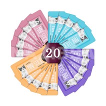 캣퓨어 미니스틱 맛보기 콤보 20개 (4종 각5개) 닭가슴살&씨푸드 / 닭가슴살&연어 / 참치&흰살생선 / 참치&등푸른생선, 간식/보관지퍼백등 랜덤증정, 1세트 20개 (4종X5개)