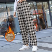 따숩체크팬츠