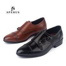 스페루스 남성용 캐주얼 천연가죽 정장구두 몽크투