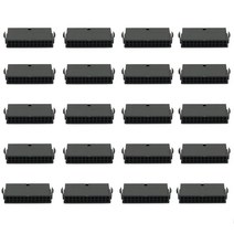 데모보드 액세서리 20PCS1LOT 4.2Mm Black 24P 24PIN Female For PC Computer ATX Motherboard Power Connector Pla