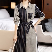 빌리 배색 리본원피스_RC1OP026