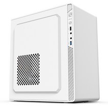 쿨맥스 마이크로닉스 HEAVEN PC 미니타워 케이스, 화이트