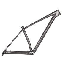 Spcycle 29er MTB 카본 프레임 BSA 12x148mm 부스트 XC 하드 테일 산악 자전거 초경량 T1000 29, [03] Metallic Grey, [05] Size M Glossy