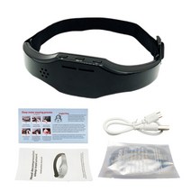 전기 두통 및 편두통 완화 헤드 마사지 불면증 릴리스 장치 usb 충전식 치료 기계 휴식 건강 관리, 블랙박스 없음