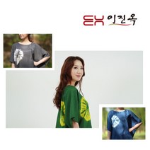 천연염색 인견 플라워 블라우스