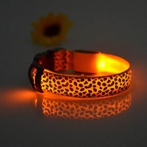가정용nas 나스 nas 외장 하드 서버 구축 새로운 애완 동물 용품 LED 플래시 개 벨트 발견 도로 밤 밝은 co, 05 yellow_04 58-70X2.5CM