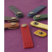 퀼팅맘 가방부자재 이태리 베지터블 가죽 사시꼬미 스냅 똑딱이 똑딱단추 일자 P813, 레드