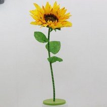 자이언트플라워 꽃장식 봄 여름 결혼식 행사 포토존 포토월 해바라기, 꽃 지름 60CM, 1개
