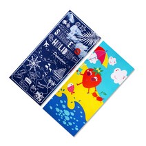 패션 비치타월 1+1 SET 1500x700mm 대형사이즈 타올 물놀이용품, 06_신나는여름휴가, 02_해변의딸기