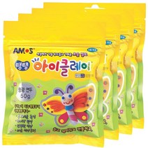 아모스 탱탱 아이클레이 파우치 2500, 형광연두, 50g