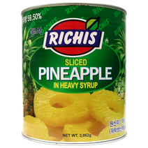 리치스 파인애플 슬라이스, 3062g, 16개