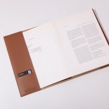 간지아리빙 국내 수작업 가죽 북커버 패브릭 책커버 다이어리 노트 파우치, 북마크형, 올리브그린