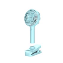 아웨이 집게 휴대용 선풍기 2in1 거치대, F1, BLUE
