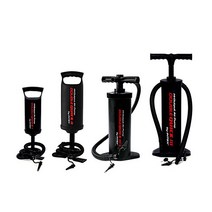 인텍스 더블퀵 에어펌프 물놀이 튜브 자전거 공기주입 발펌프, 29cm