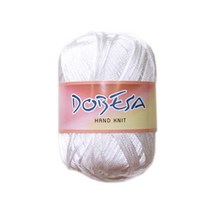 [앵콜스] 인견튜브사 도베사 Dobesa 뜨개실/털실 네트백 여름실 코바늘 손뜨개, 101 흰색(##4볼묶음)