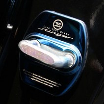 스팅어 크롬 도어스트라이커 악세사리 락커버 몰딩, 스팅어 크롬 - 블루 1p