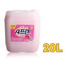 [ ]피죤 섬유유연제 20L[ ]대용량/업소용/말통/세탁세제/빨래할떄/정전기방지/향균/향기, 샤프란 섬유유연제 핑크센세이션 20L, 1개, 20l