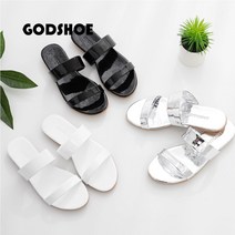 갓슈 여성용 이션 에나멜 뮬 슬리퍼