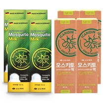 신신제약 모스키토 밀크 50ml + 이카리딘 라벤더향 60ml, 4세트