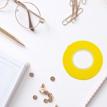JUNA 2.5MM 노란색 라인테이프 ◆JOONA★