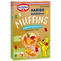dr Oetker 닥터오트커 베이킹 Mix 머핀 하리보 골드 Bears 칼라풀 Confetti 464g