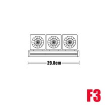 어항냉각팬 어항 수조 수족관 냉각기 1-6 수 온도 암초 해양 쿨러 110v-220v, f3, 나는 플러그