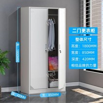 미용실 캐비닛 관물대 관물함 캐비넷 개인 사무용 철재 탈의실 1인용 이중, 427mm, 2도어