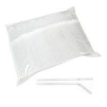 대성산업 자바라 투명 개별 스트로우 7 x 250 mm, 250개입, 2개
