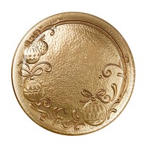 보르미올리 크리스마스 케잌접시 31cm, Fancy 브론즈, 1개