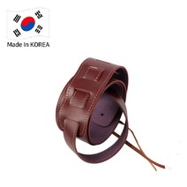 가죽 통기타멜빵 어쿠스틱기타스트랩 어깨끈, 버건디