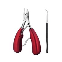 OM2 BTN-300 발톱깎이 내성발톱니퍼 손톱깍이 큐티클, 블랙