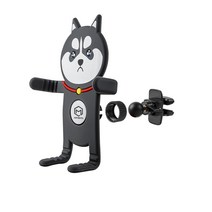 모벤타 차량용 송풍구 핸드폰 거치대, 5. 360도 회전 송풍구형 - 그레이 허스키, 1개