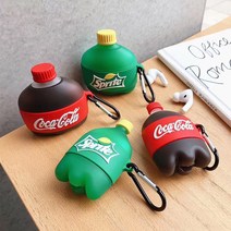 에어팟 콜라 스프라이트 1-2세대 Pro 에어팟케이스[에어팟보호필름증정], 스트라이프1-2세대용