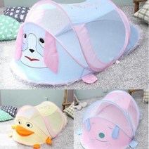 {It 아이템} 텐트형 유아용 캐릭터모기장 침대모기장 원터치모기장 방충망, [^^_유아 캐릭터모기장 블루_^^]