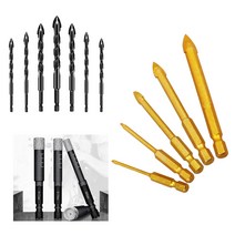 유리드릴 콘크리트 타일 대리석 플라스틱 드릴비트 유리홀쏘 융착코어비트, 2날 유리드릴 4mm