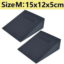 스쿼트발판 스쿼트 웨지 블럭 패드 헬스 발판 요가 폼 EVA 스트레치 경사 보드 블록 운동 체육관 피트니스 보조 도구에 대한 낮은 다리 강도 향상, 브라운