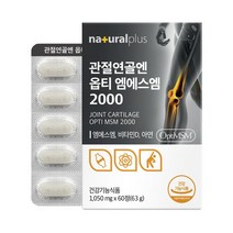 내츄럴플러스 - 관절연골엔 옵티 엠에스엠2000 1050mg x 60정, 2, 1050mg*60정