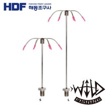해동 와일드피싱 스텐헤드 갸프 헤드 FA-17 에깅뜰채 오징어 문어, 304 스텐갸프헤드(FA-17) S