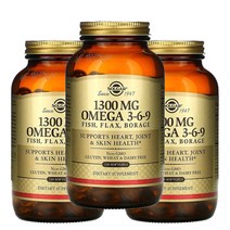 솔가 오메가 3-6-9 1300mg Sofgels 120정 3개