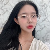 VANANA2 남녀공용 원형 하금테 안경테