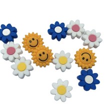 50 pcs 해바라기 테니스 라켓 진동 완충기 테니스 댐퍼 테니스 액세서리, 없음