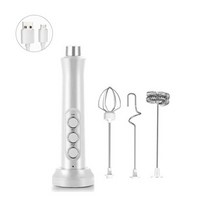 커피세컨즈 핸디 충전식 전동 우유거품기 CS-M02, 화이트, 3개