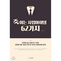 죽이는 사업아이템 62가지:연 500억 매출액 사업가가 알려주는 사업아이템, 하움출판사, 김승현 저