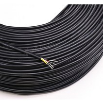 동파 방지 열선 수도 전기 2510m 28awg ul2464 피복 와이어 케이블 채널 오디오 라인 2 3 4 5 6 7 8 9 10 코어 절연 구리 케이블 신호 제어 와이어, 블랙, 2미터, 10코어