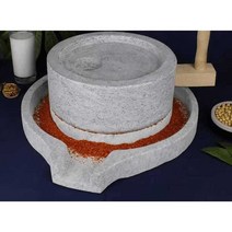 콩국수 두부 전동 맷돌 멧돌 자연석 절구, 1개