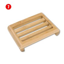 욕실 화장실 물빠짐 비누 거치 받침대 홀더 나무 접시 대나무 트레이 랙 플레이트 상자 컨테이너 휴대용 홈, 7, 협동사
