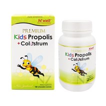 HI WELL PREMIUM KIDS PROPOLIS + COLOSTRUM 하이웰 프리미엄 키즈 프로폴리스+초유 180츄어블정