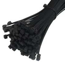 단단 케이블타이 흑색 200mm, 1000개