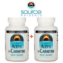소스내츄럴스 아세틸 엘카르니틴 솔비톨 500mg 120정 2팩