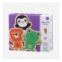 [드제코] 나무자석퍼즐 아기동물_DJ03118, 단품:단품